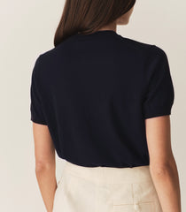 COLOMBE KNIT TOP -- DEEP NAVY | FALL 24