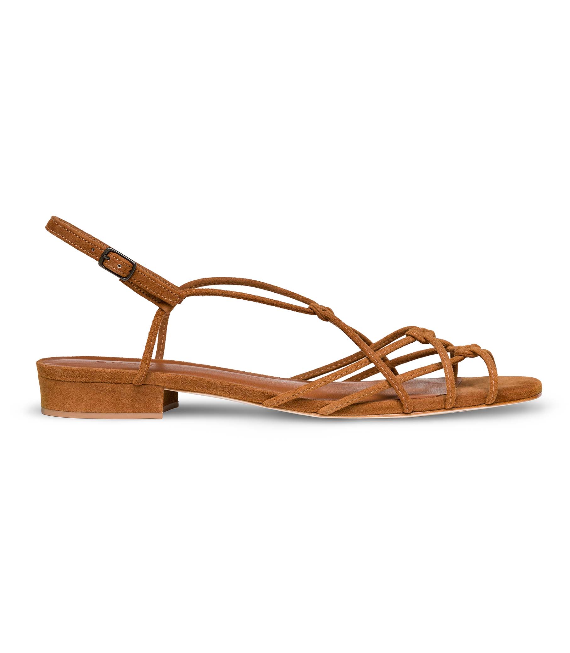 CORSICA SANDAL -- COGNAC SUEDE | SPRING 24