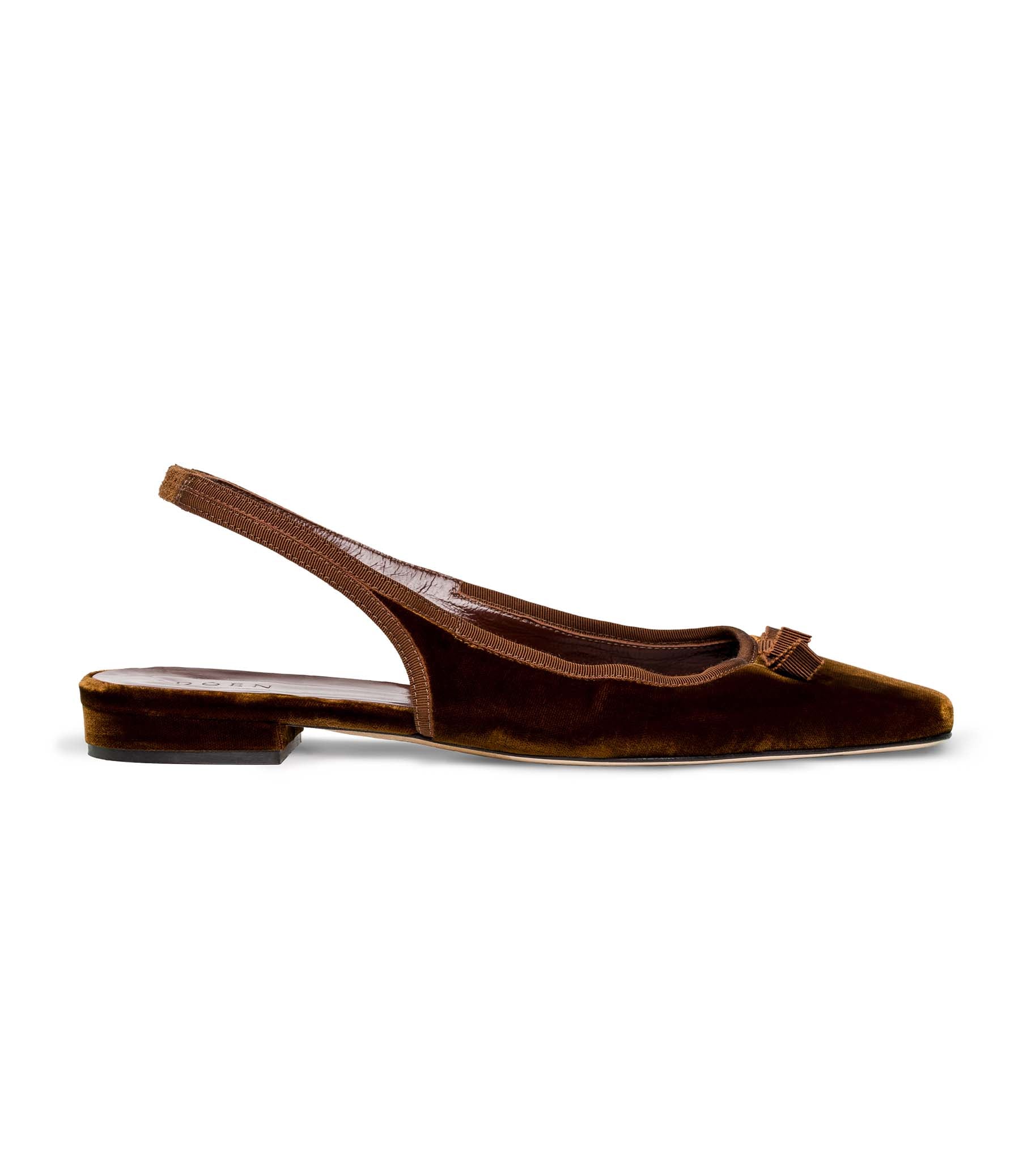 COSSIMA SLINGBACK -- HICKORY VELVET | FALL 24