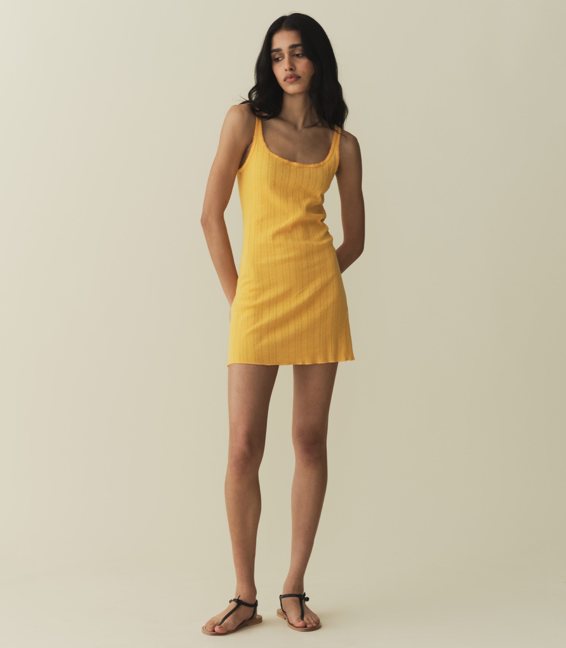 CYNTHIA DRESS -- JONQUILLE APOLLINE POINTELLE | SPRING 24