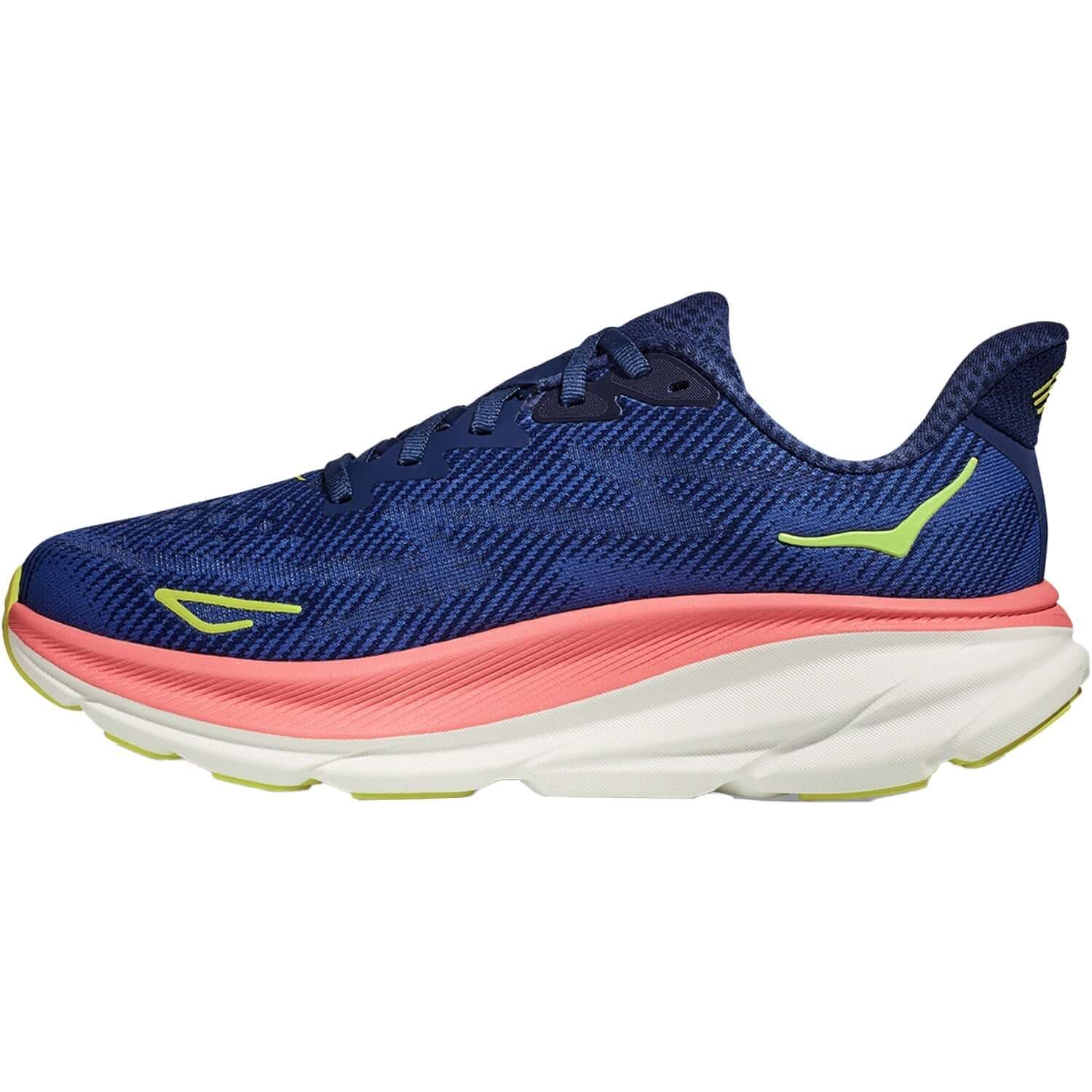 Women's Hoka Clifton 9 Evening Sky/Coral Mesh