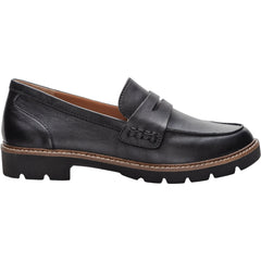 Women's Aetrex Collette Black Leather Loafer