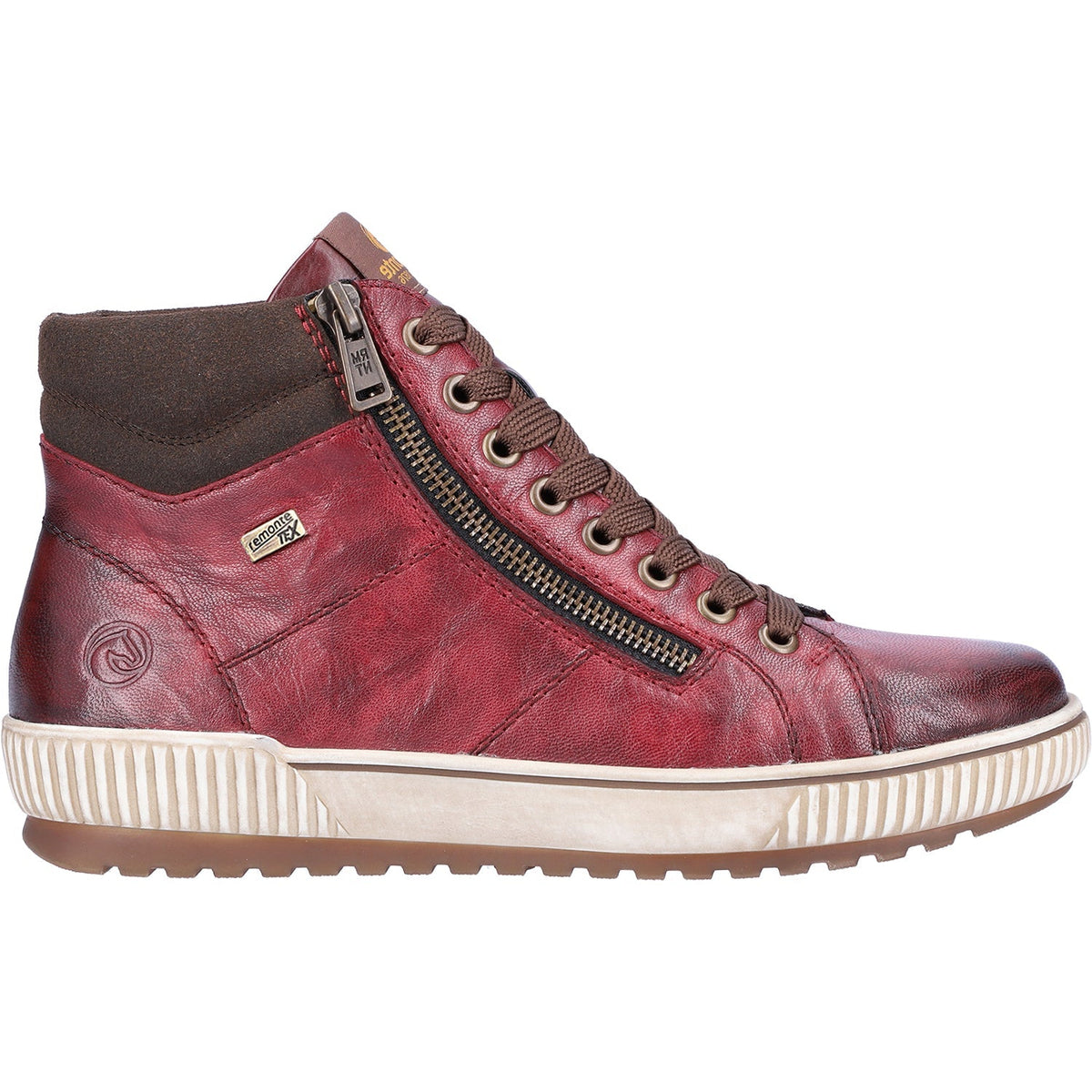 Women's Remonte D0772-35 Maditta 72 Chianti/Moro/Burgundy Leather