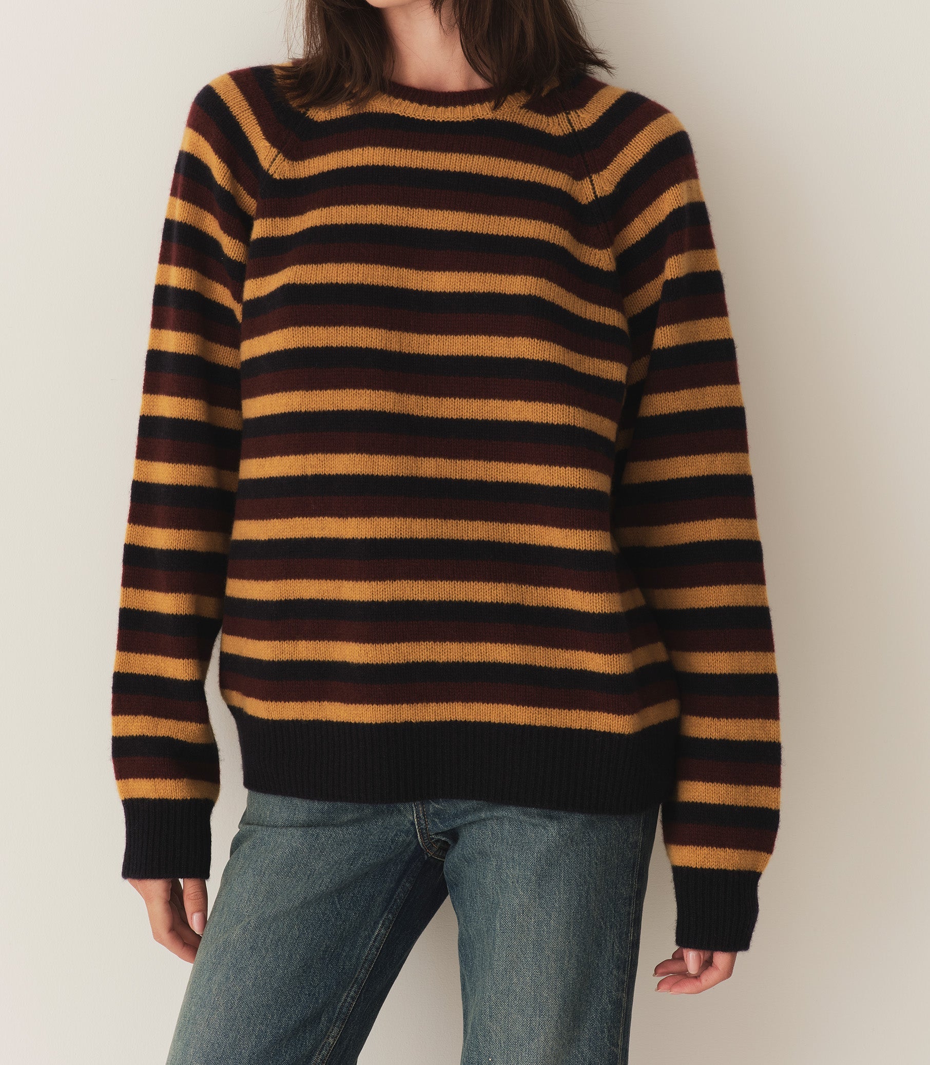 DANA CASHMERE SWEATER -- CARRINGTON STRIPE | FALL 24