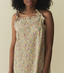 DEE DRESS -- CHRYSANTHEMUM SKY FLORAL | SPRING 24