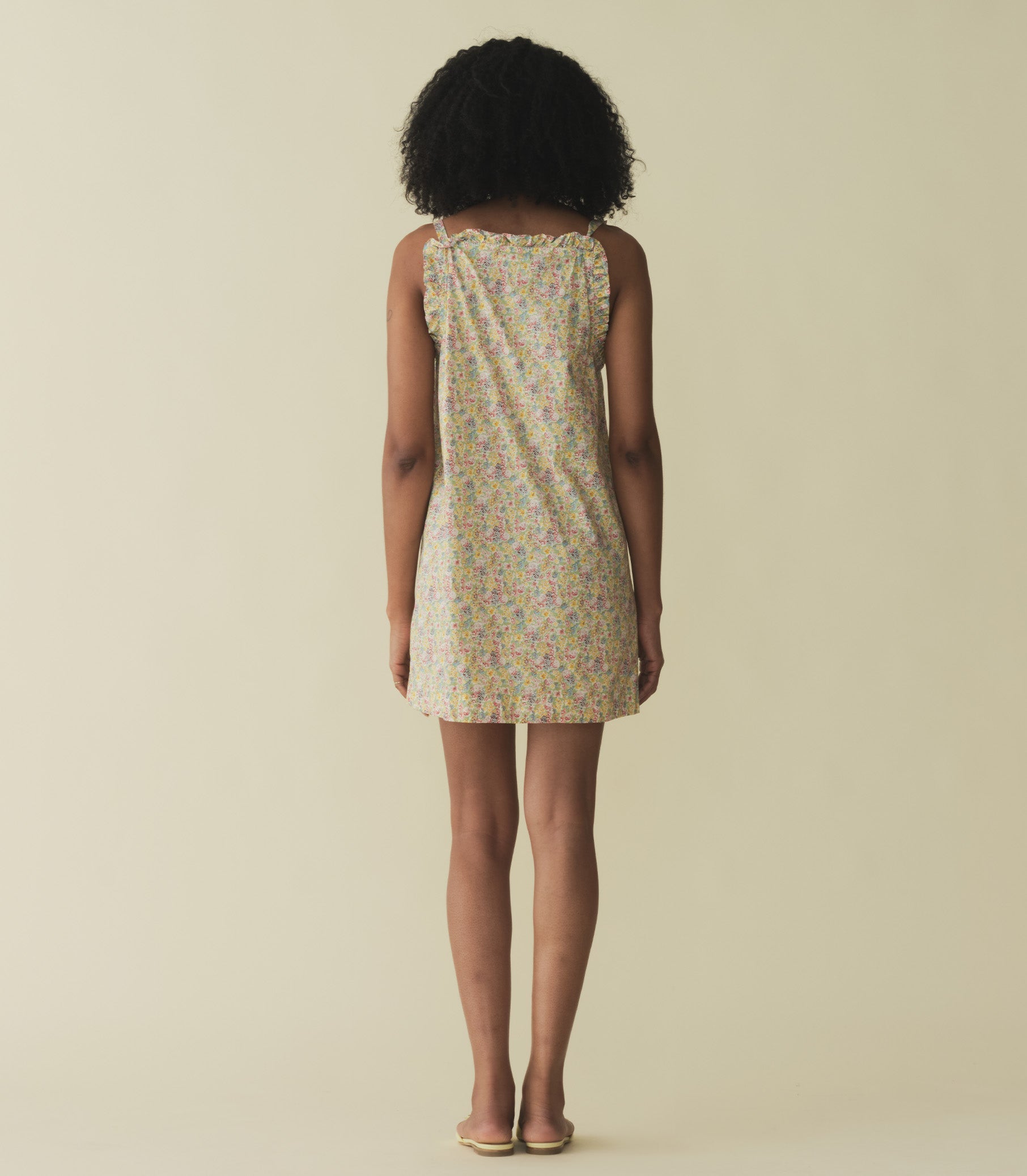 DEE DRESS -- CHRYSANTHEMUM SKY FLORAL | SPRING 24