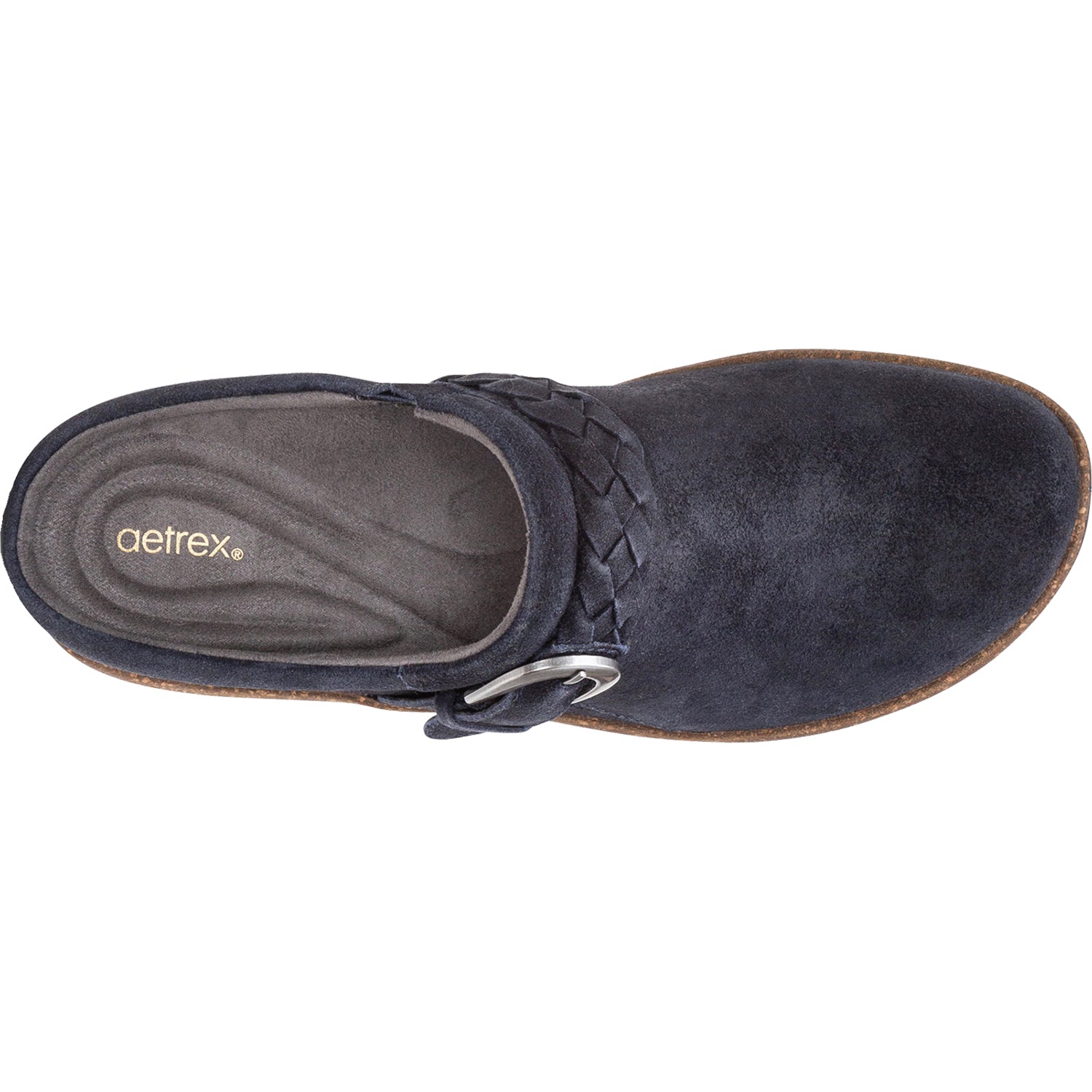 Women's Aetrex Libby Navy Suede