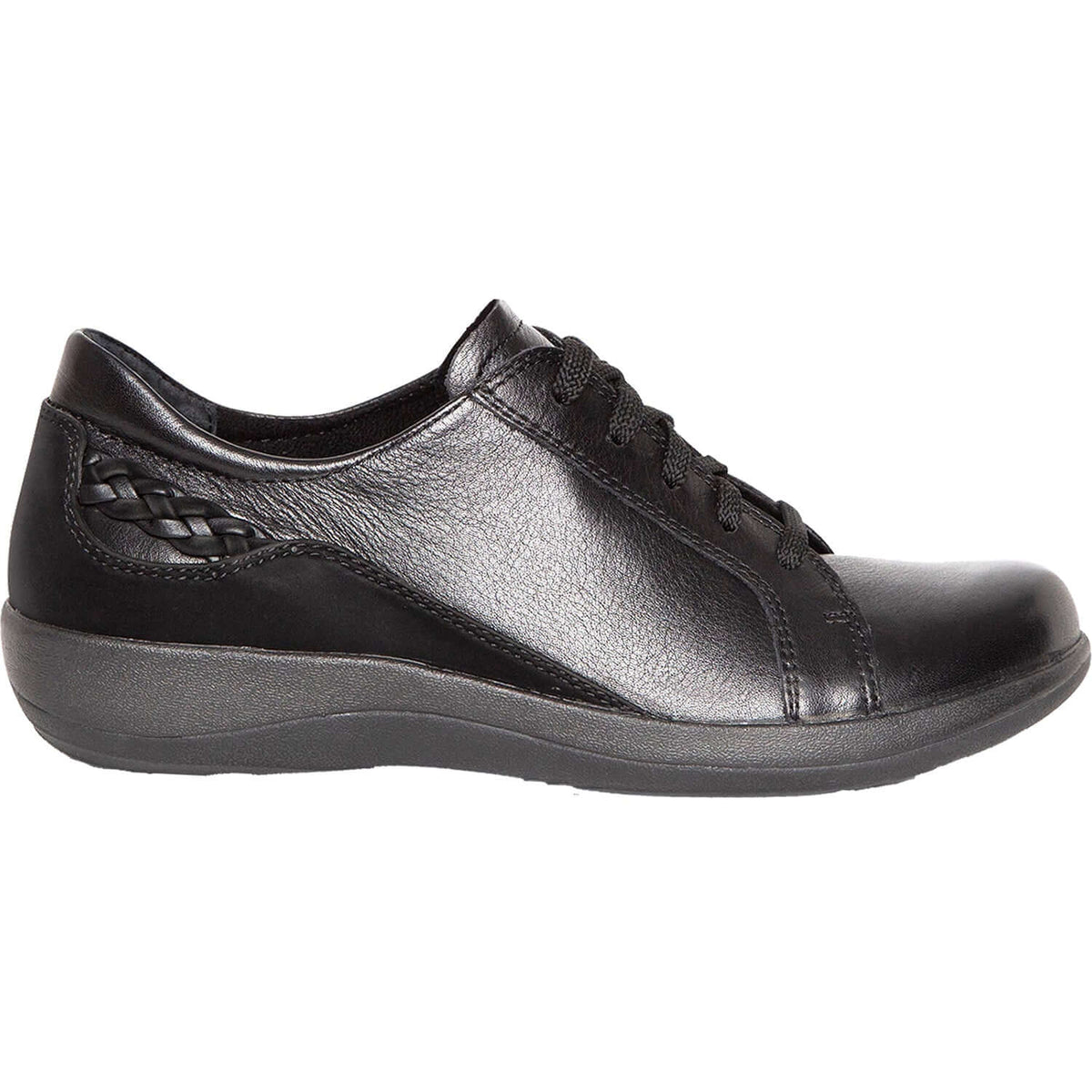 Women's Aetrex Dana Black Leather