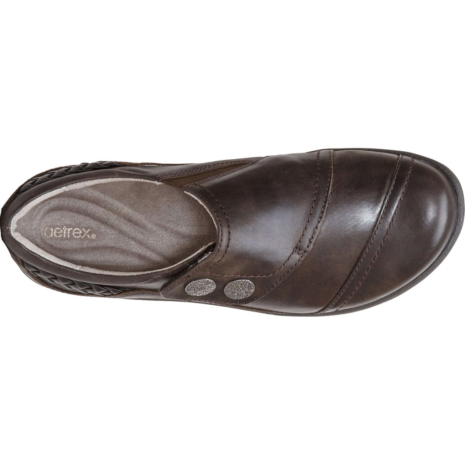 Women's Aetrex Karina Iron Leather