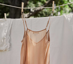 LONG DEEP V-NECK SLIP -- SAND DOLLAR | CORE