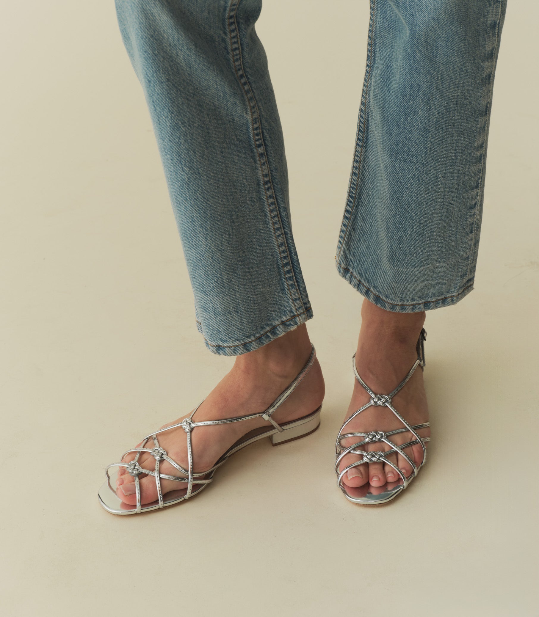 CORSICA SANDAL -- SILVER | SPRING 24