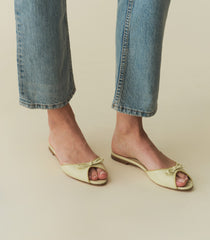 RAPALLO SLIDE -- LEMON CHIFFON NAPPA | SPRING 24