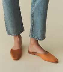 WREN MULE -- PAPRIKA SATIN | SPRING 24