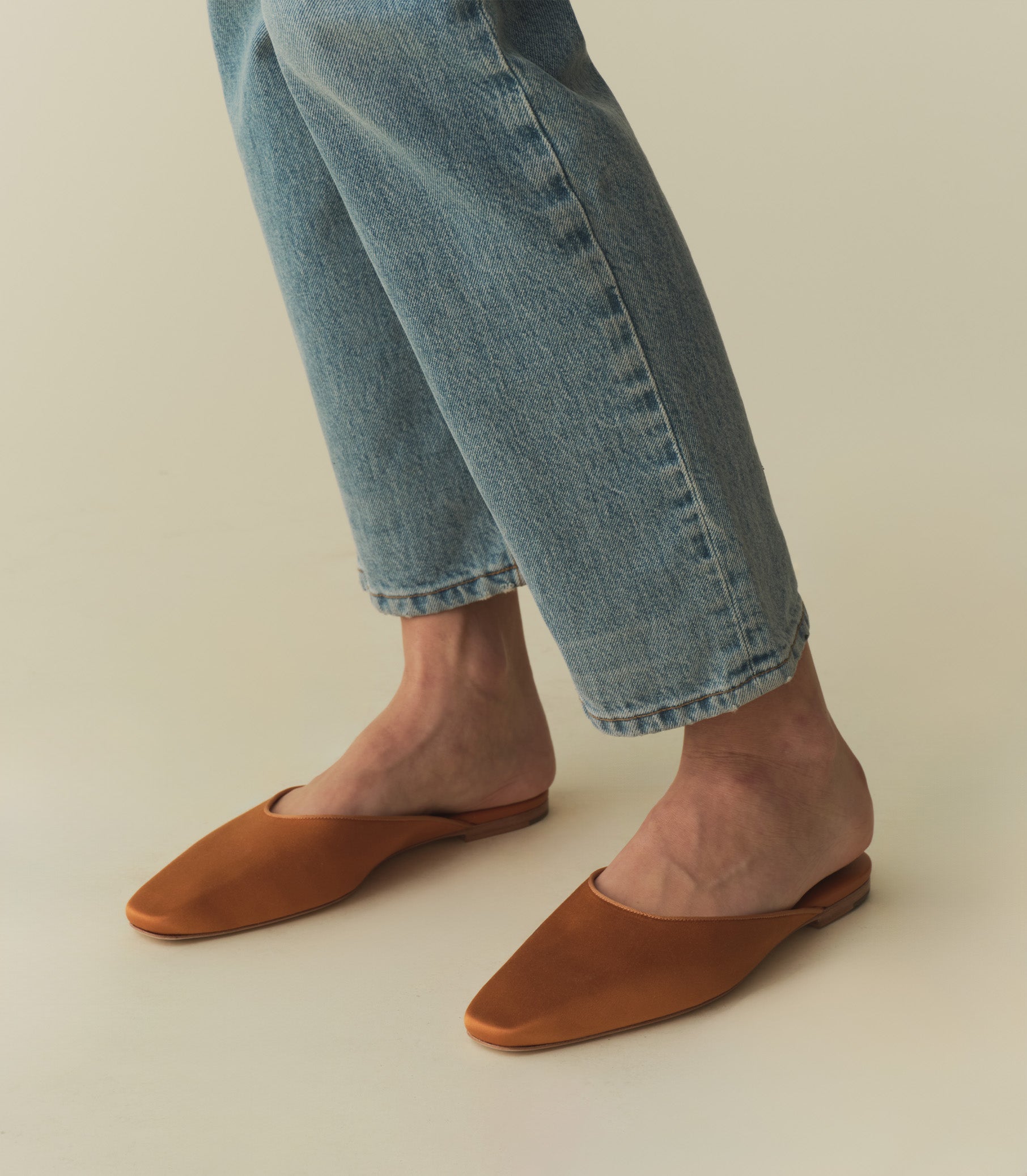 WREN MULE -- PAPRIKA SATIN | SPRING 24