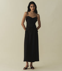 DONETTA DRESS -- BLACK | SPRING 24