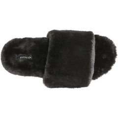 Women's Vionic Dream Plush Black Faux Fur