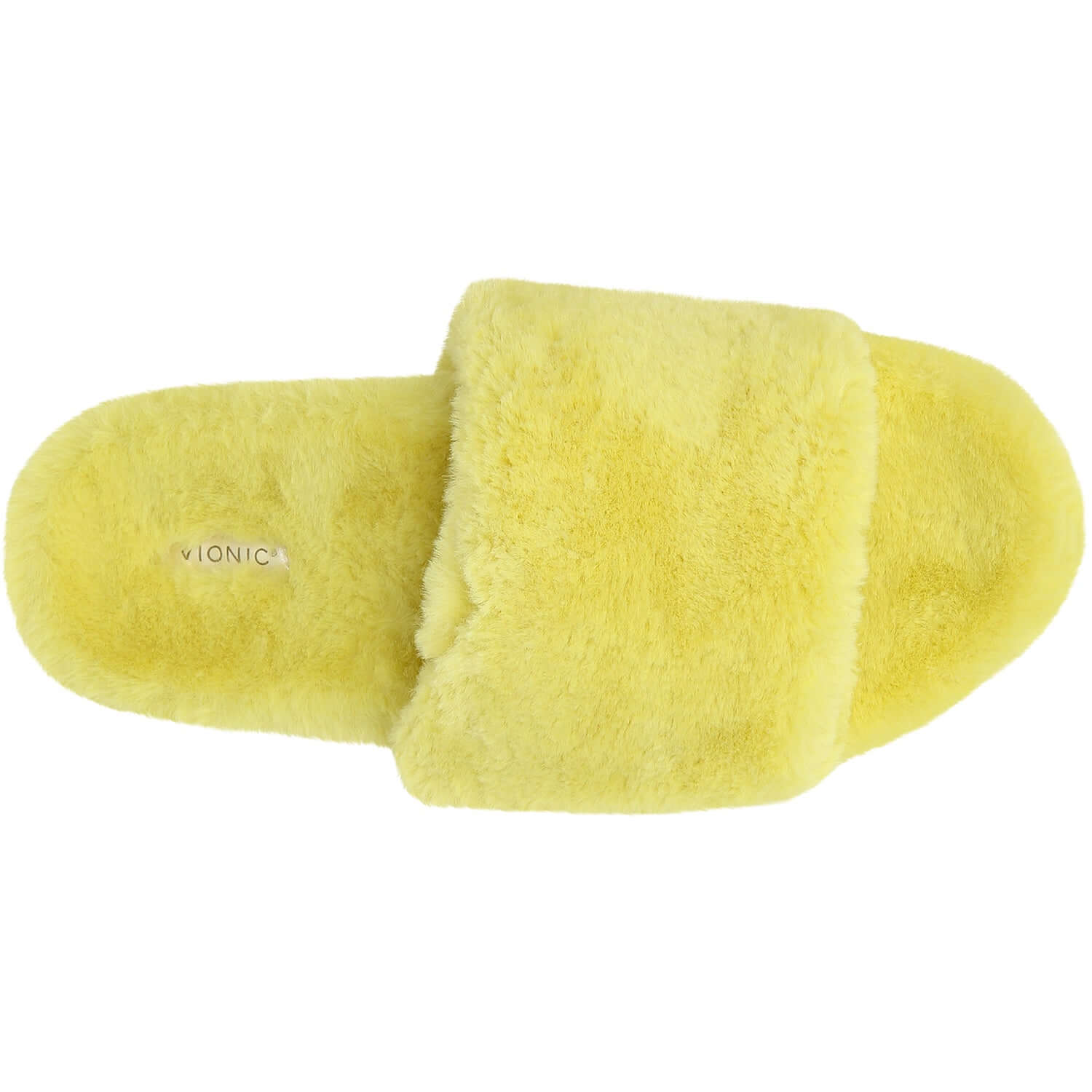 Women's Vionic Dream Plush Canary Faux Fur