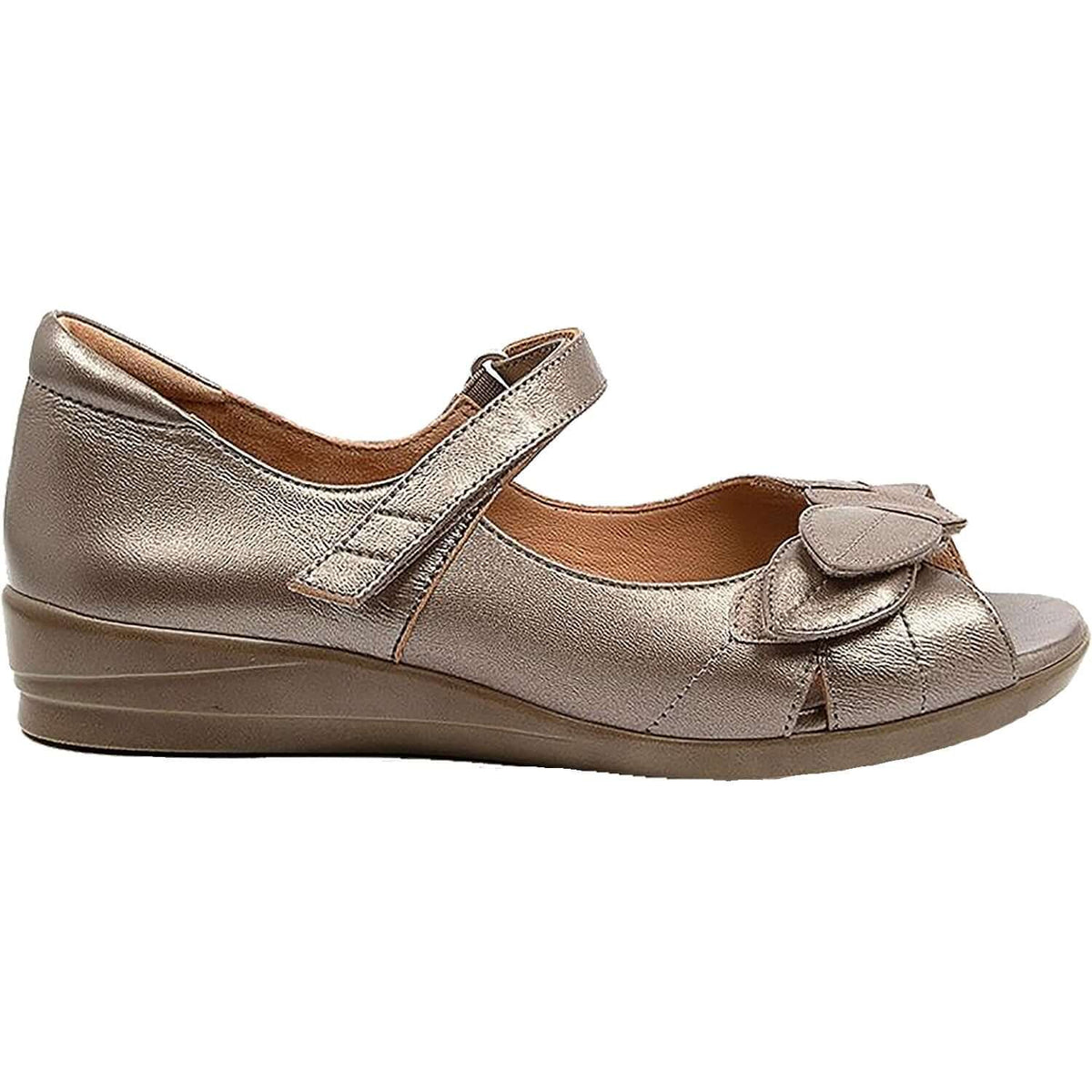 Women's Ziera Disco Greige Leather