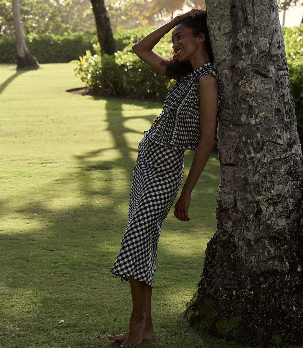 ELOWEN SKIRT -- MARILYN GINGHAM | SUMMER 24