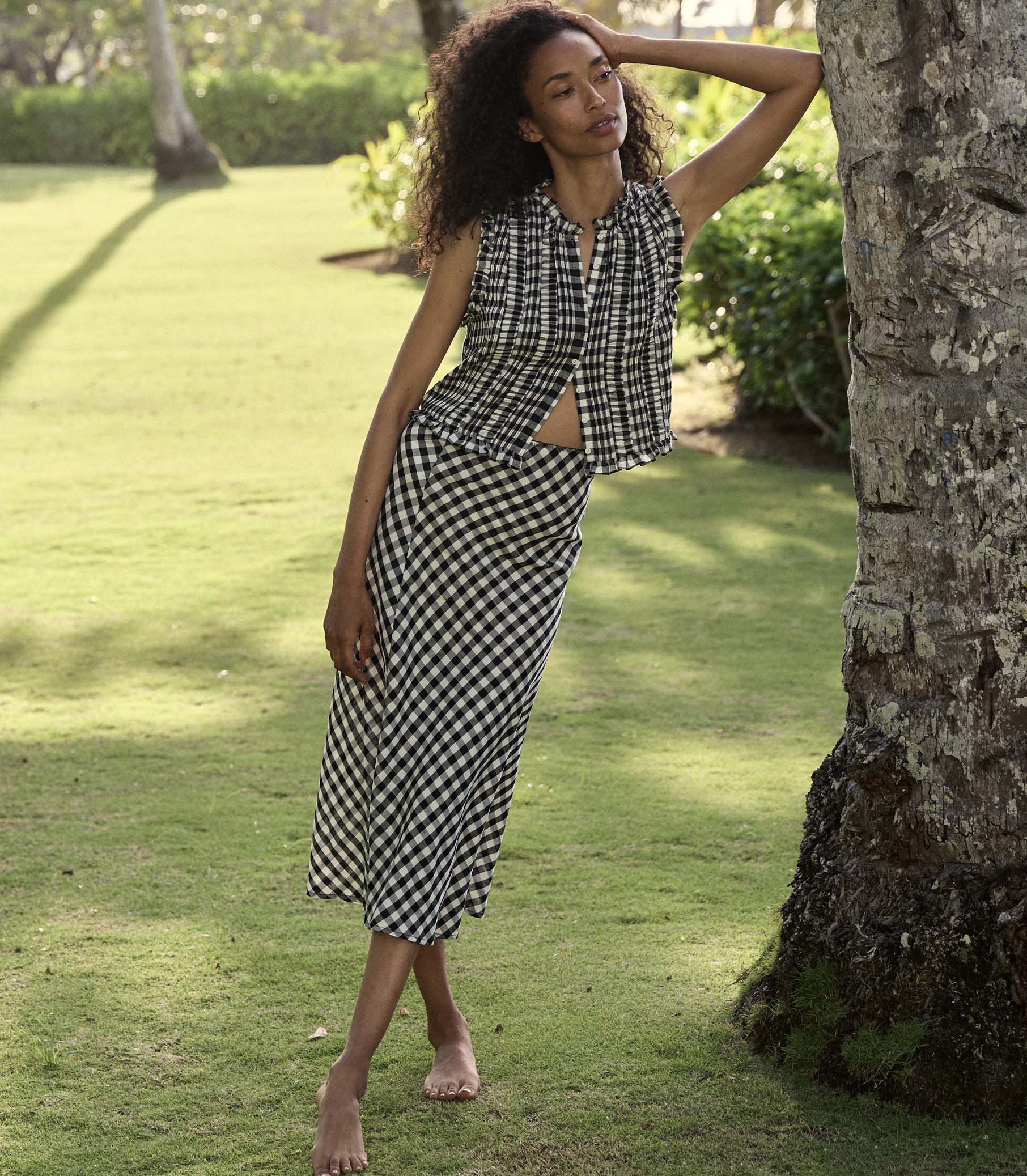 ELOWEN SKIRT -- MARILYN GINGHAM | SUMMER 24