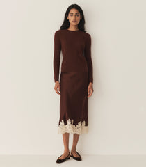 ELOWEN SKIRT -- CAFE | FALL 24