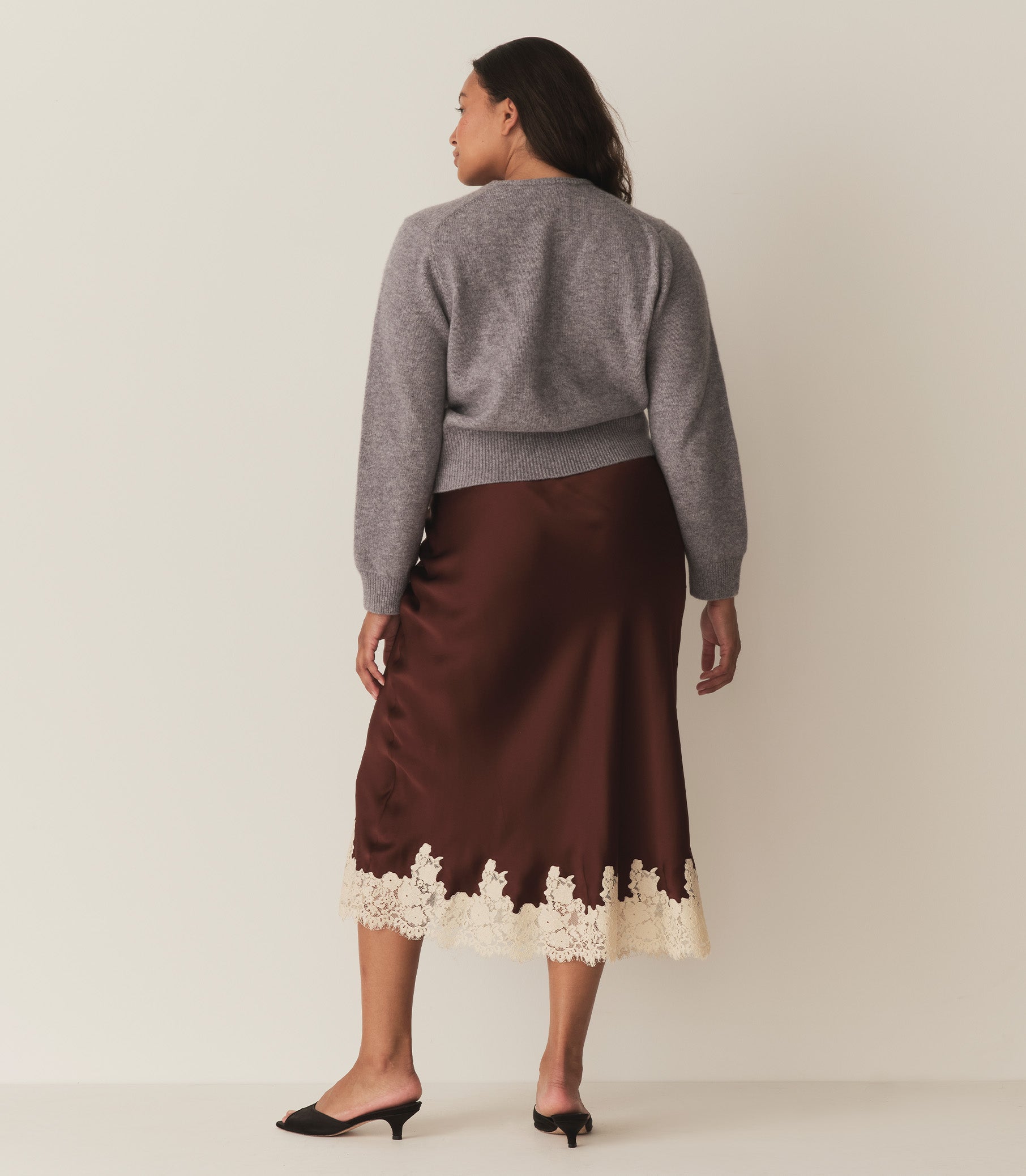 ELOWEN SKIRT -- CAFE | FALL 24