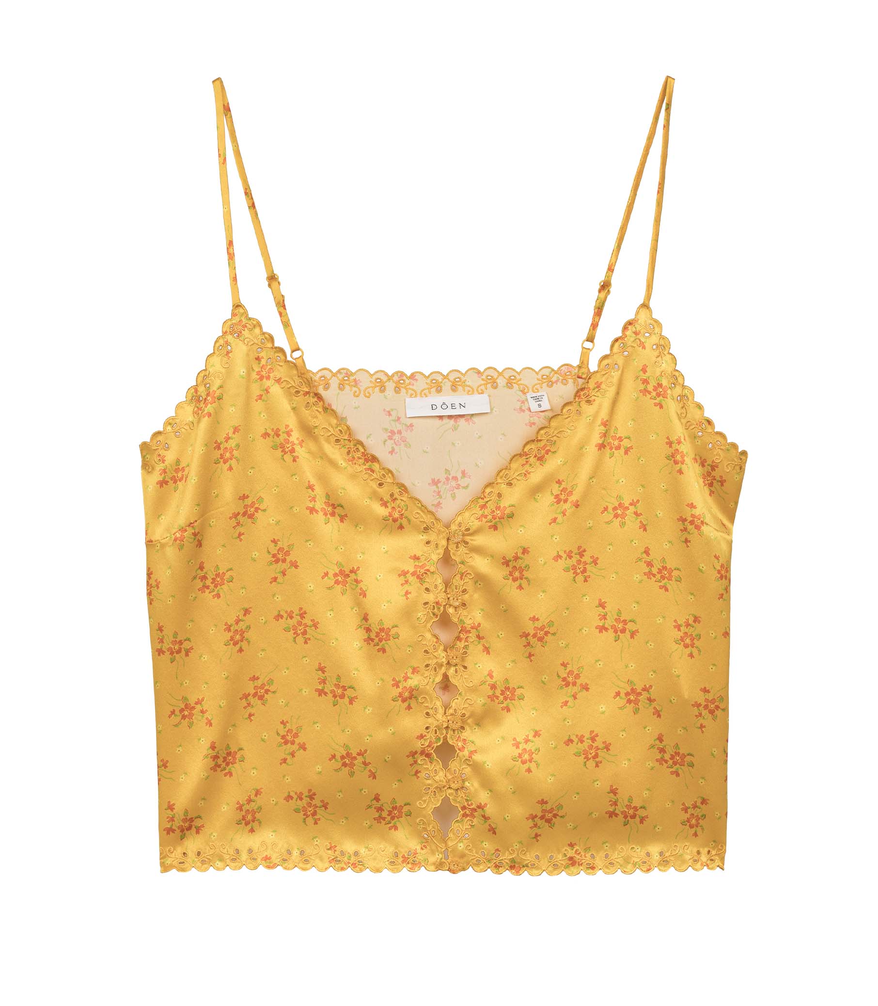 ELISE TOP -- GOLDENROD HILLSIDE HEATHER | SPRING 24