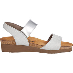 Women's Naot Emily Grey Linen Leather