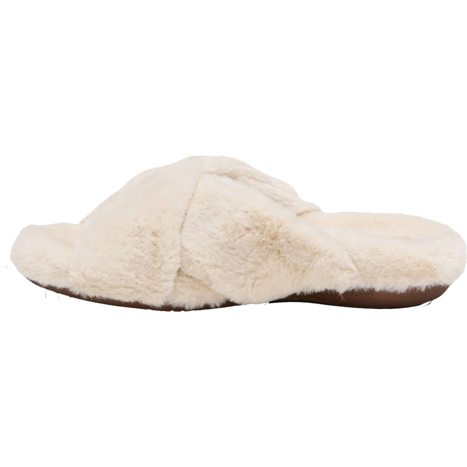 Women's Aetrex Penelope Ivory Faux Fur