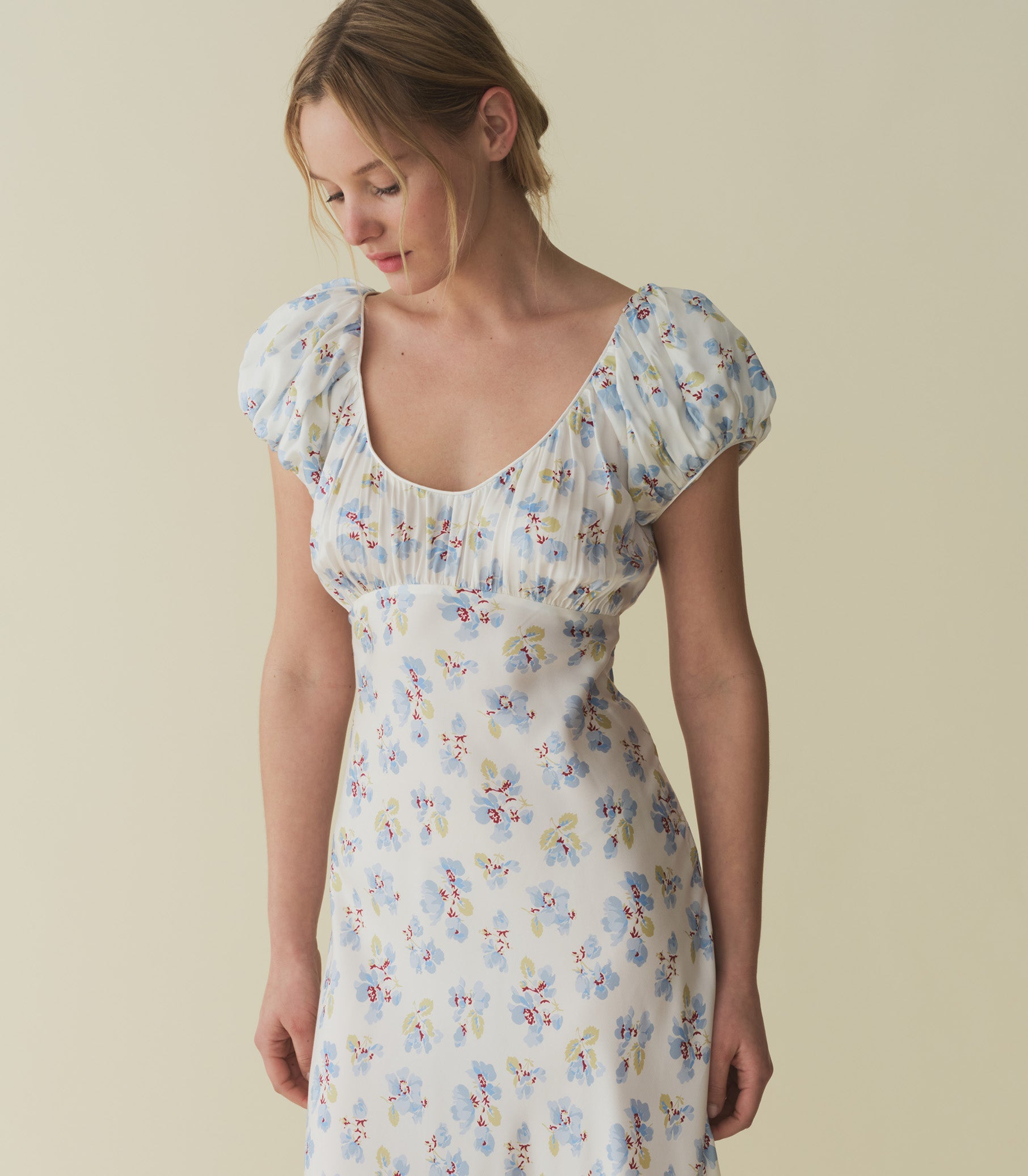 FLORENCIA DRESS -- BLEU FROLICKING FLORAL | SPRING 24