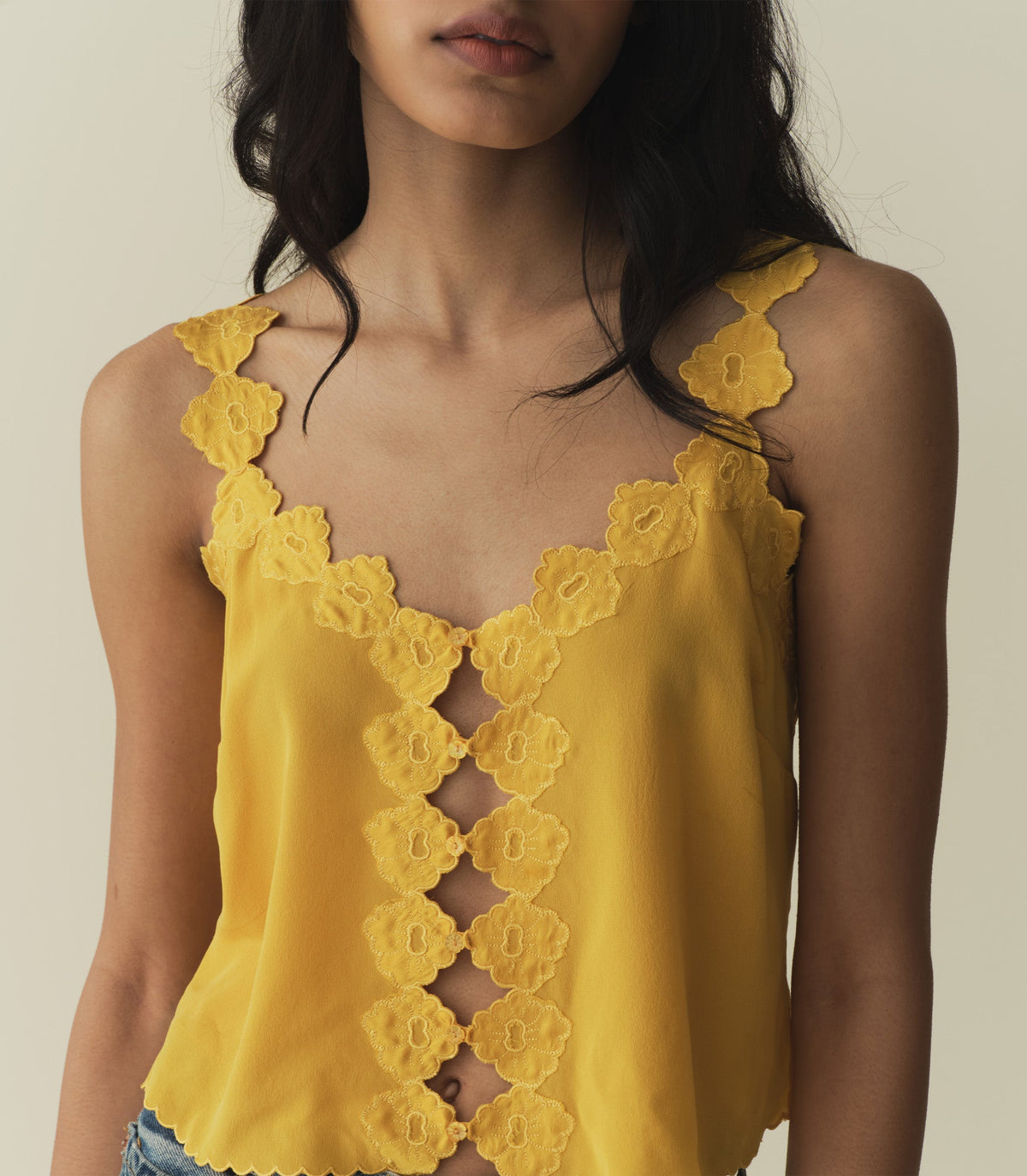 FLORES TOP -- GOLDENROD | SUMMER 24