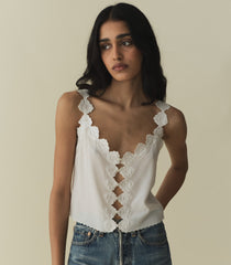 FLORES TOP -- SALT | SUMMER 24