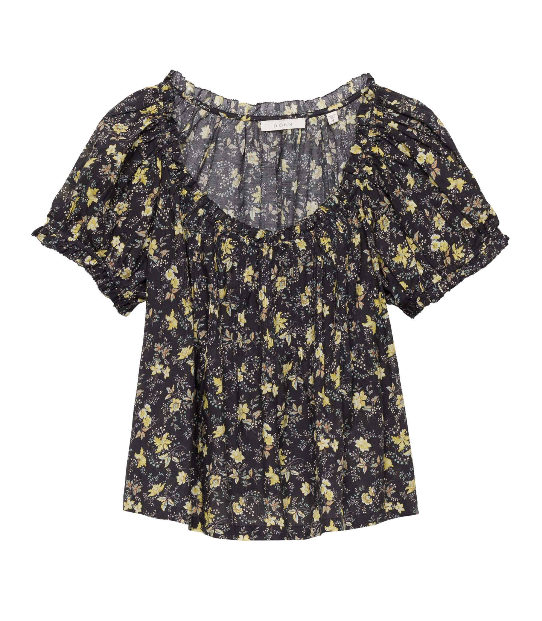 FREDERICA TOP -- NOIR WINDING BLOSSOMS | FALL 24