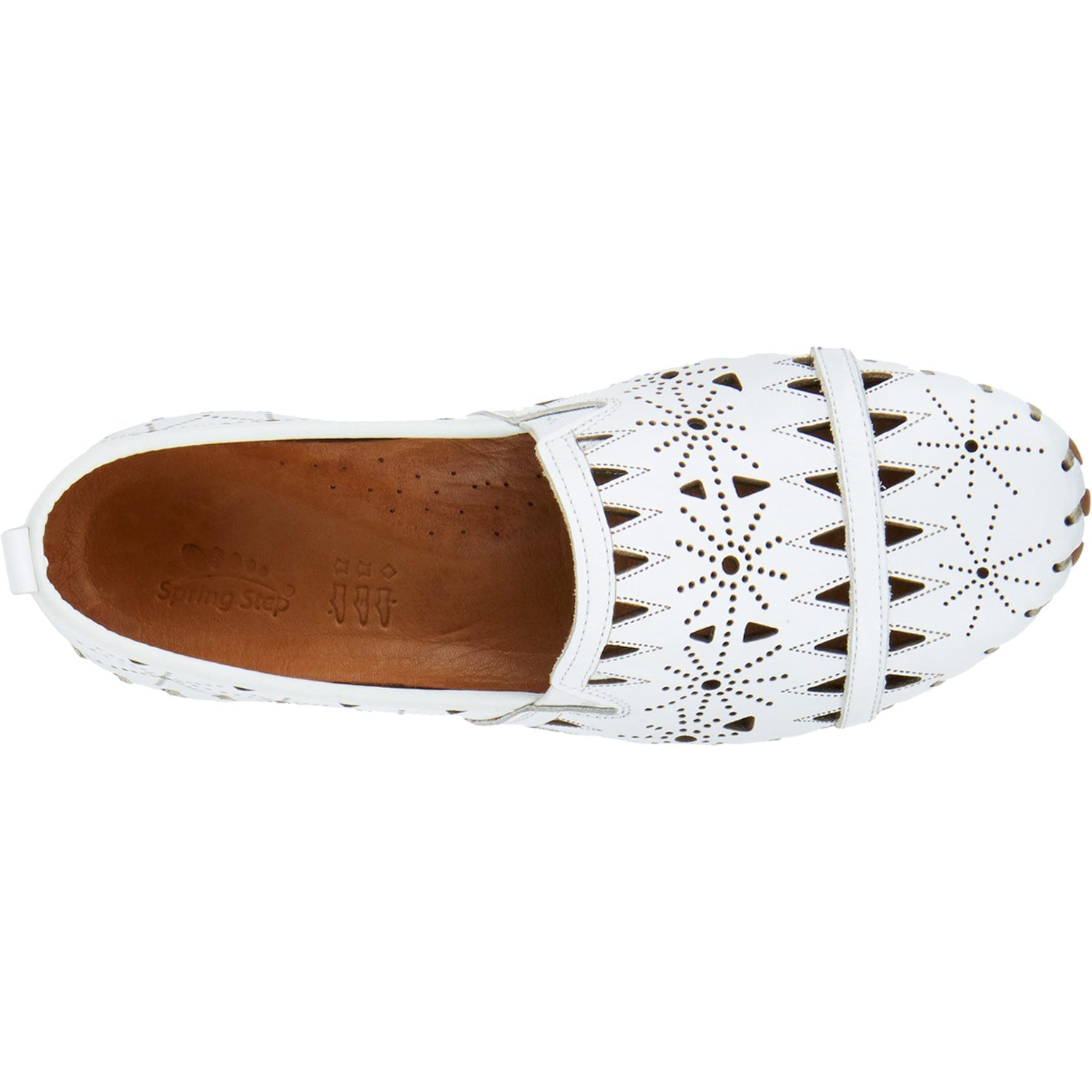 Women's Spring Step Fusaro White Leather