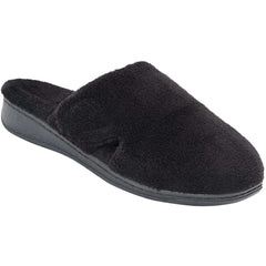 Women's Vionic Gemma Slippers Black Terrycloth