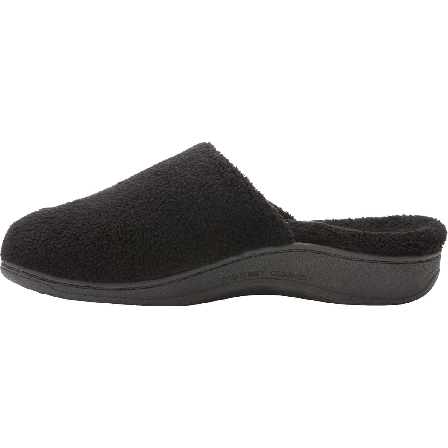 Women's Vionic Gemma Slippers Black Terrycloth