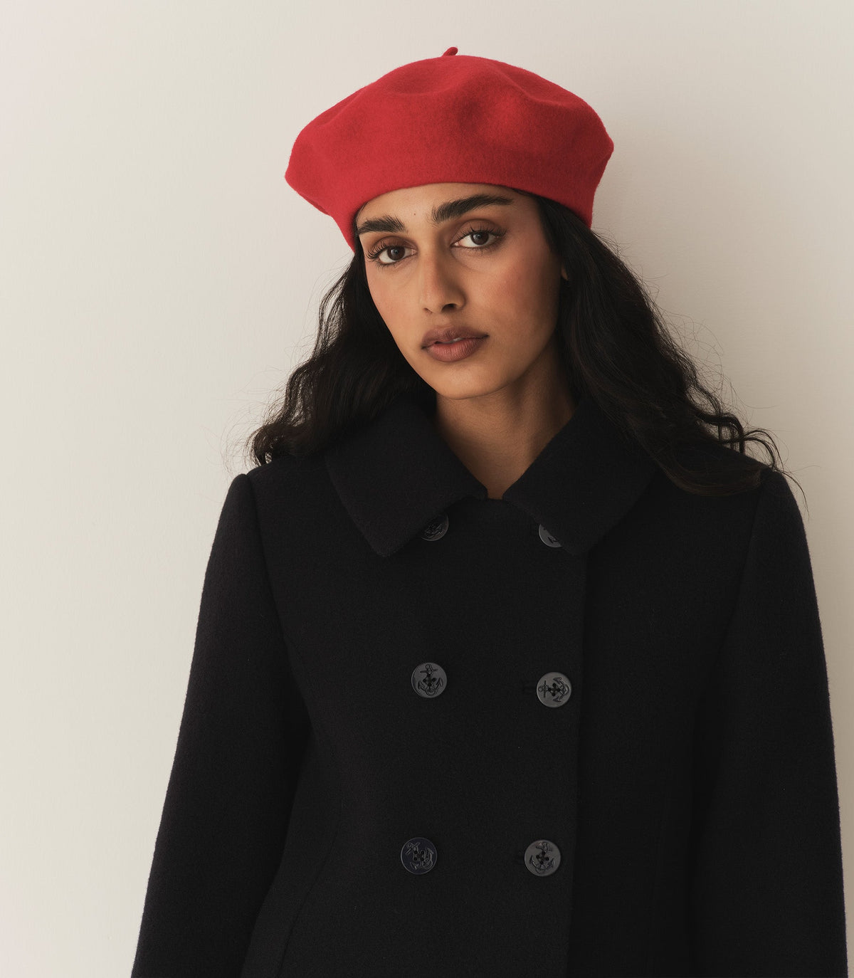 GEORGIANNA BERET -- RED WOOL | FALL 24