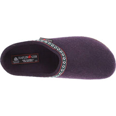 Women's Haflinger GZ Eggplant Wool