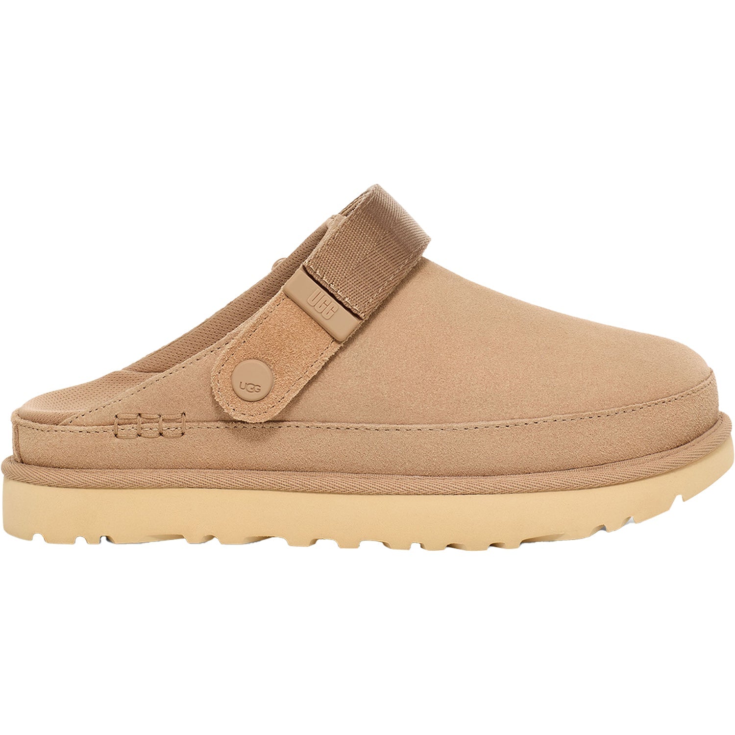 Women's UGG Goldenstar Clog Sand Suede