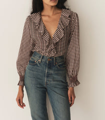 HARDY TOP --DELPHINE PLAID | FALL 24