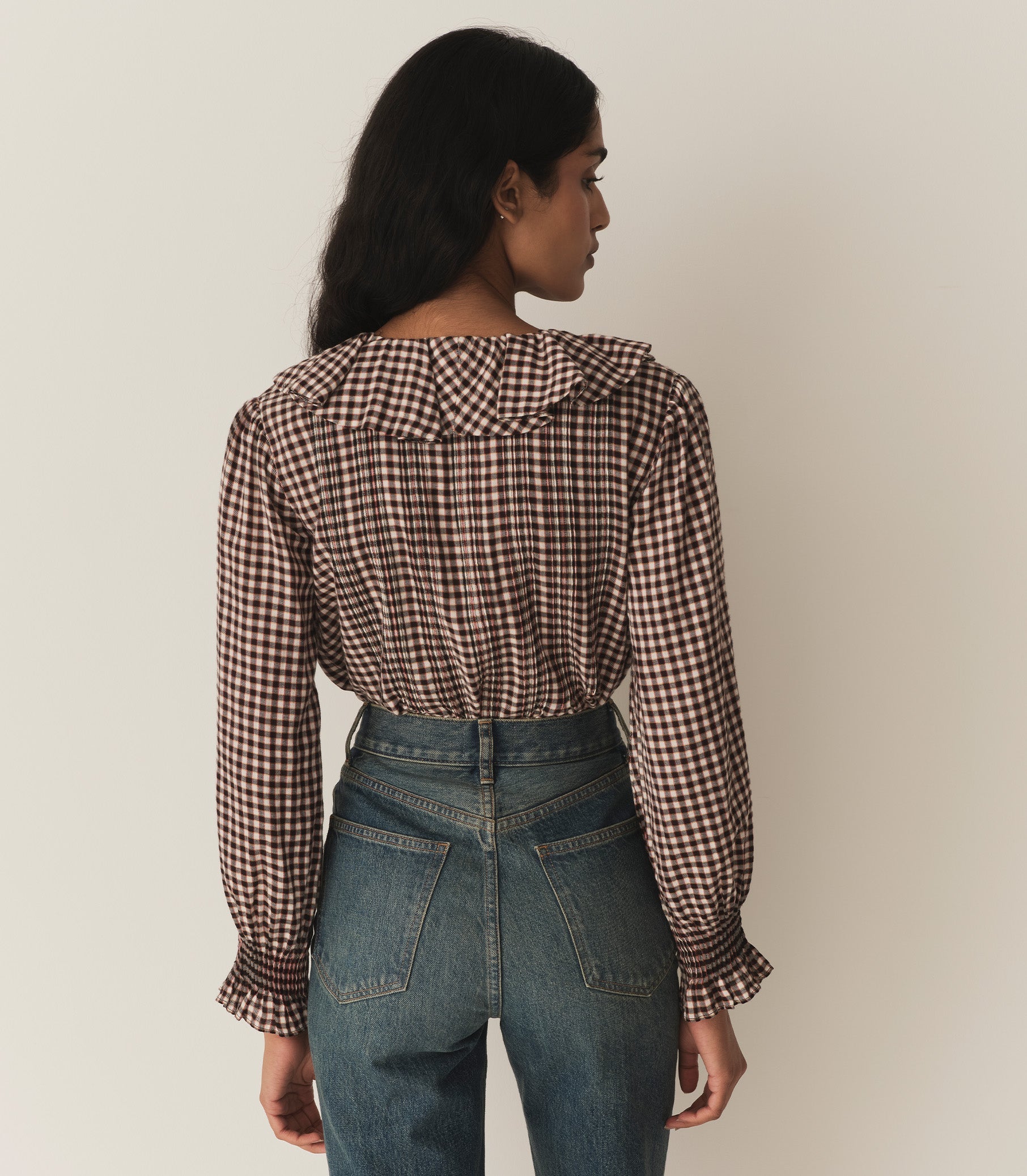 HARDY TOP --DELPHINE PLAID | FALL 24