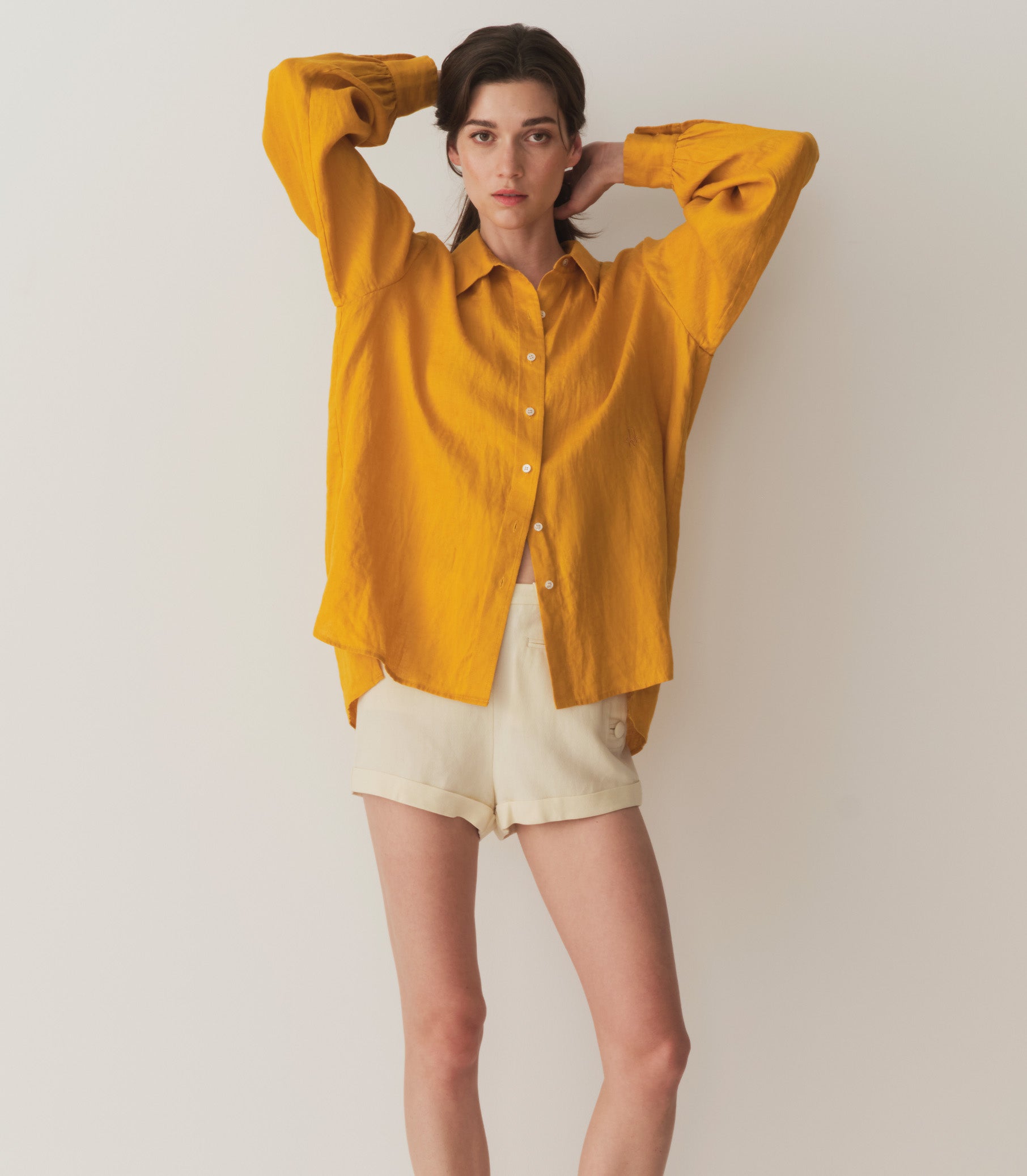 HAVA LINEN TOP -- SUNFLOWER | SUMMER 24