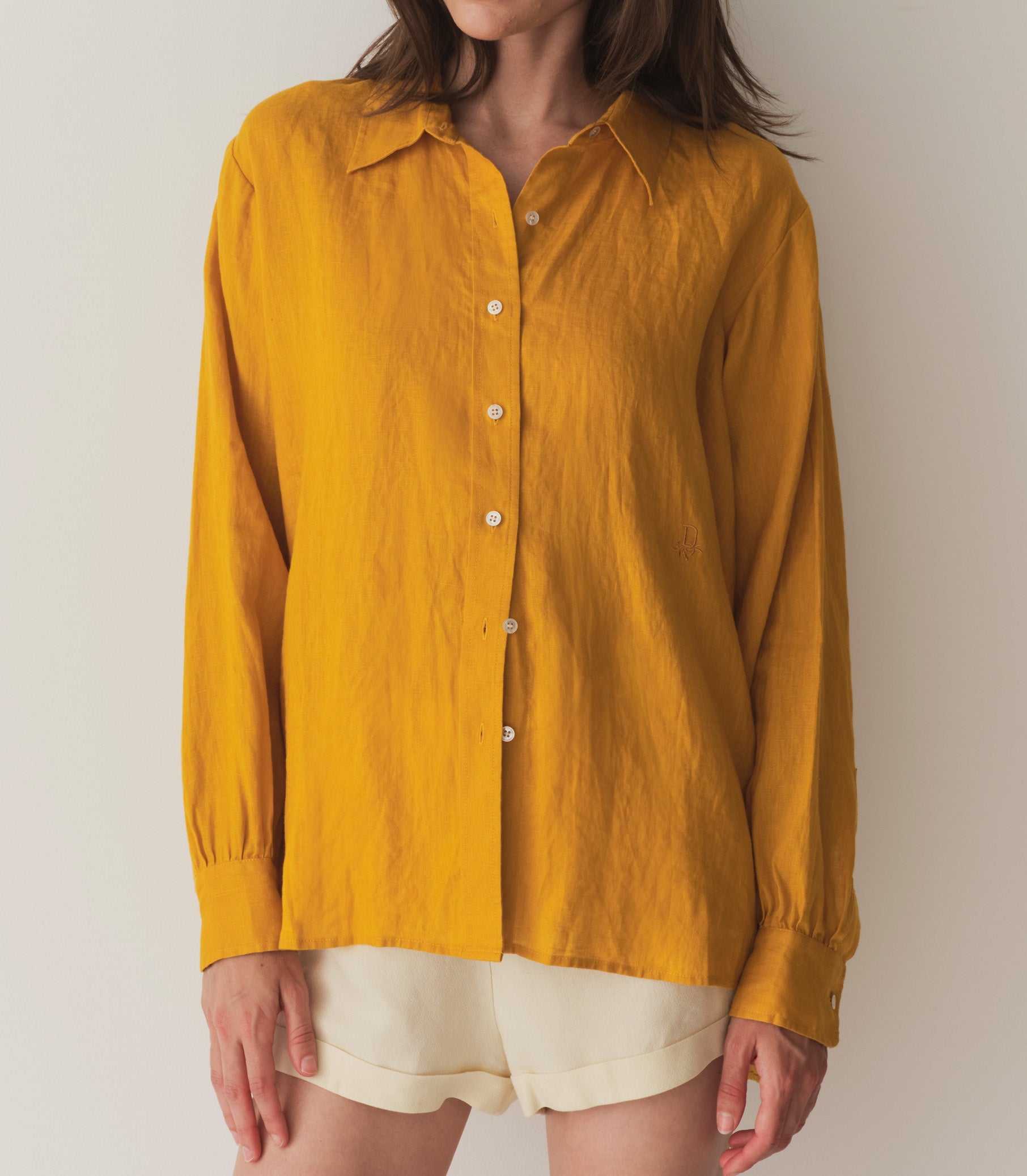 HAVA LINEN TOP -- SUNFLOWER | SUMMER 24