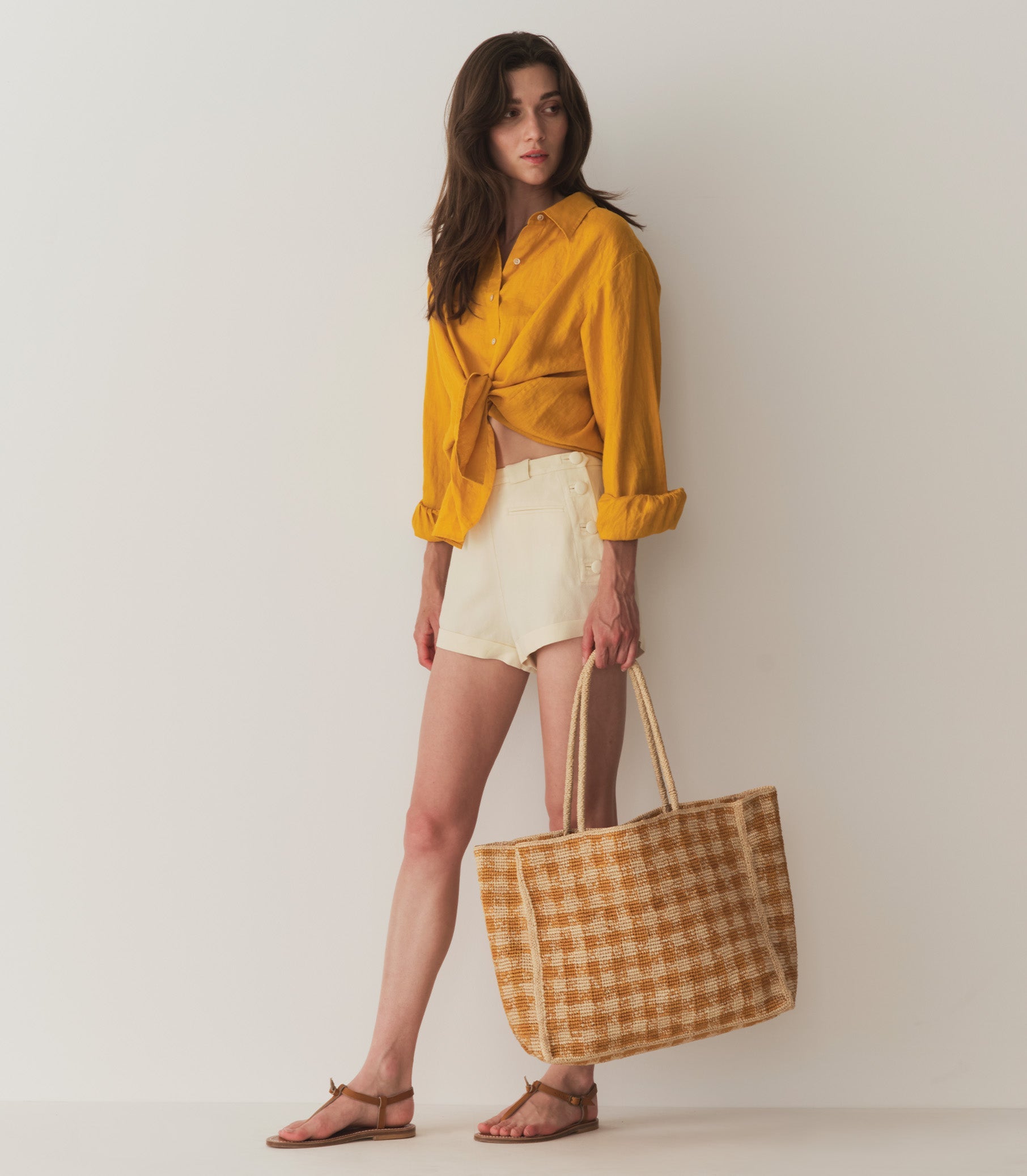 HAVA LINEN TOP -- SUNFLOWER | SUMMER 24