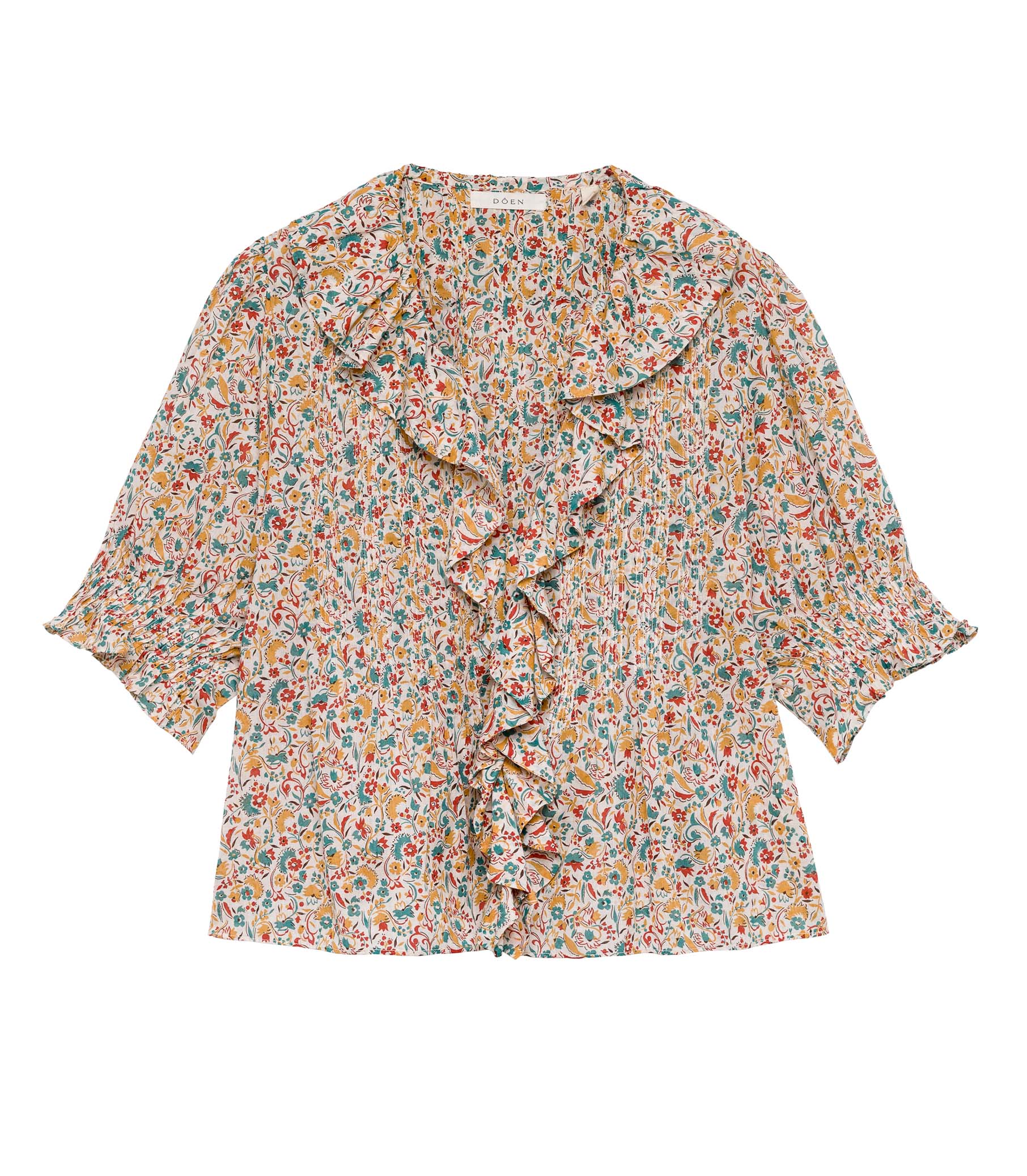 HENRI TOP -- WILD CLOVER FLORAL | SUMMER 24