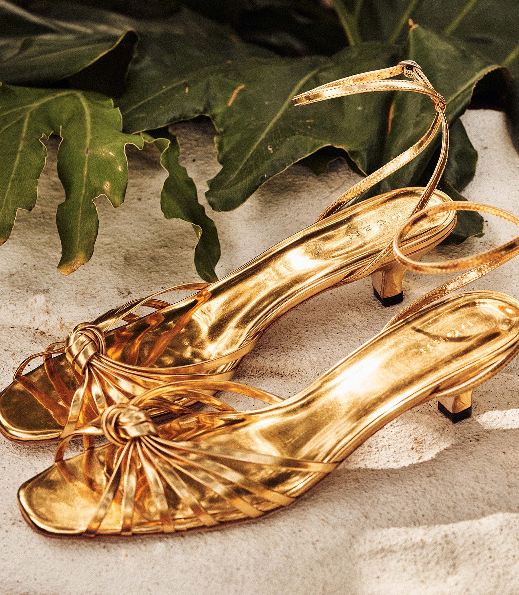 HEPBURN HEEL -- GOLD | SPRING 24