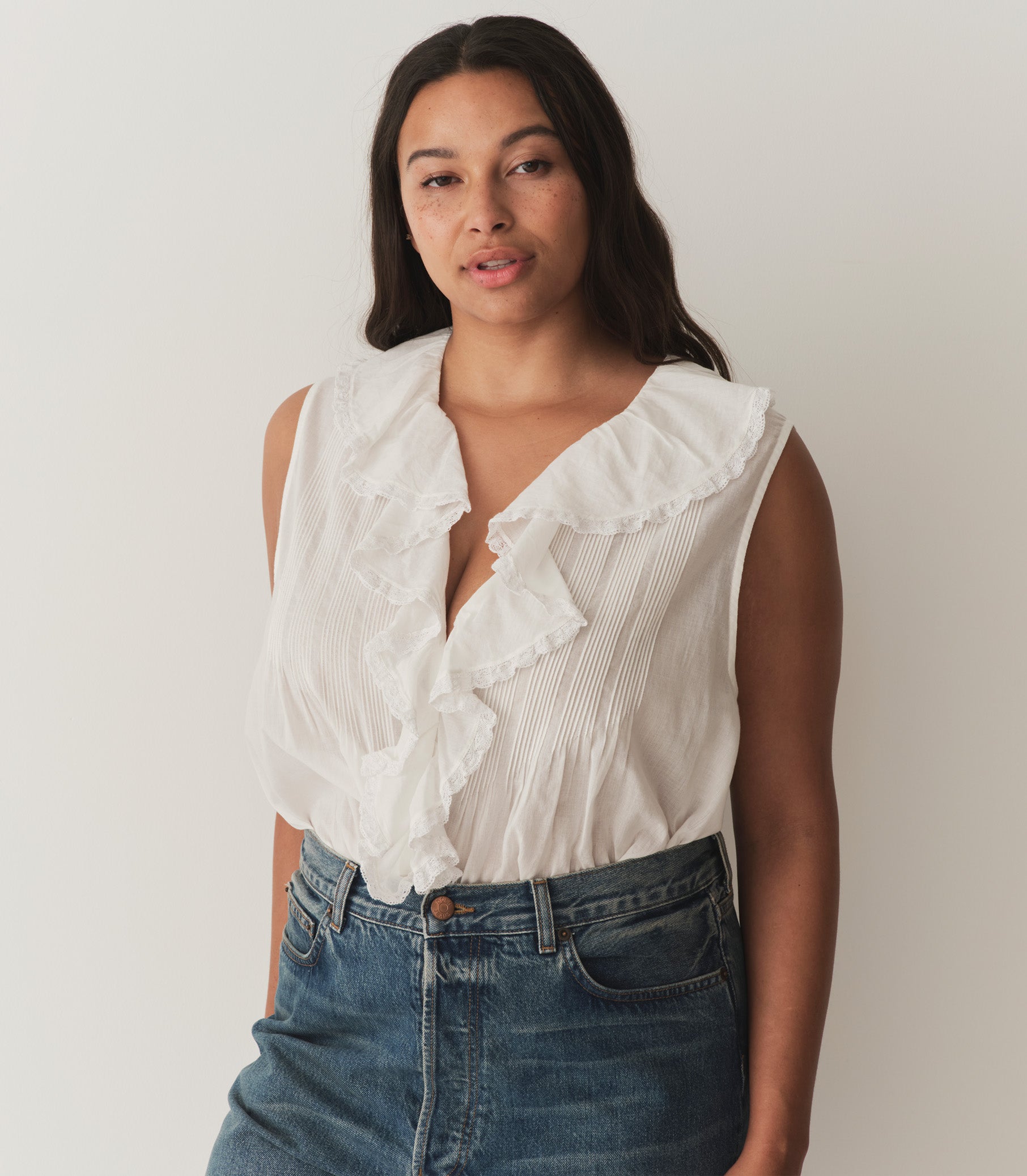 HILDA TOP -- SALT | SUMMER 24