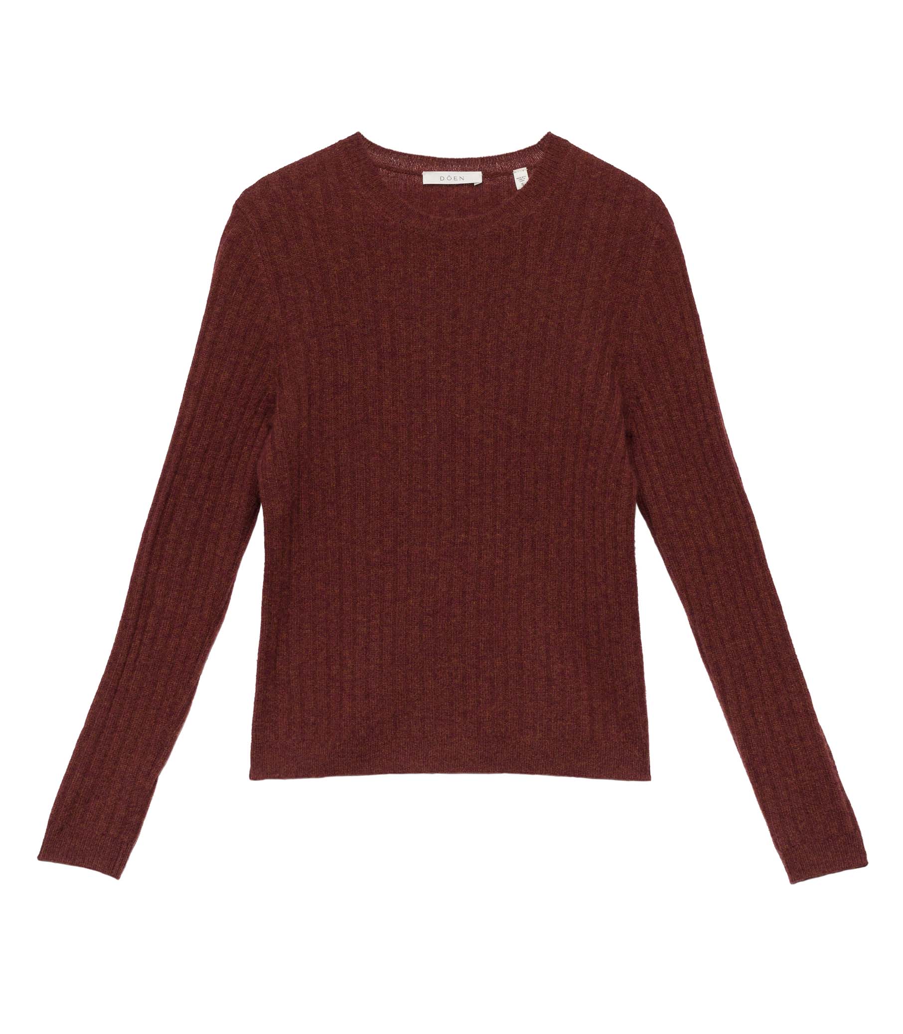 HYERES CASHMERE SWEATER -- DARK GARNET | FALL 24