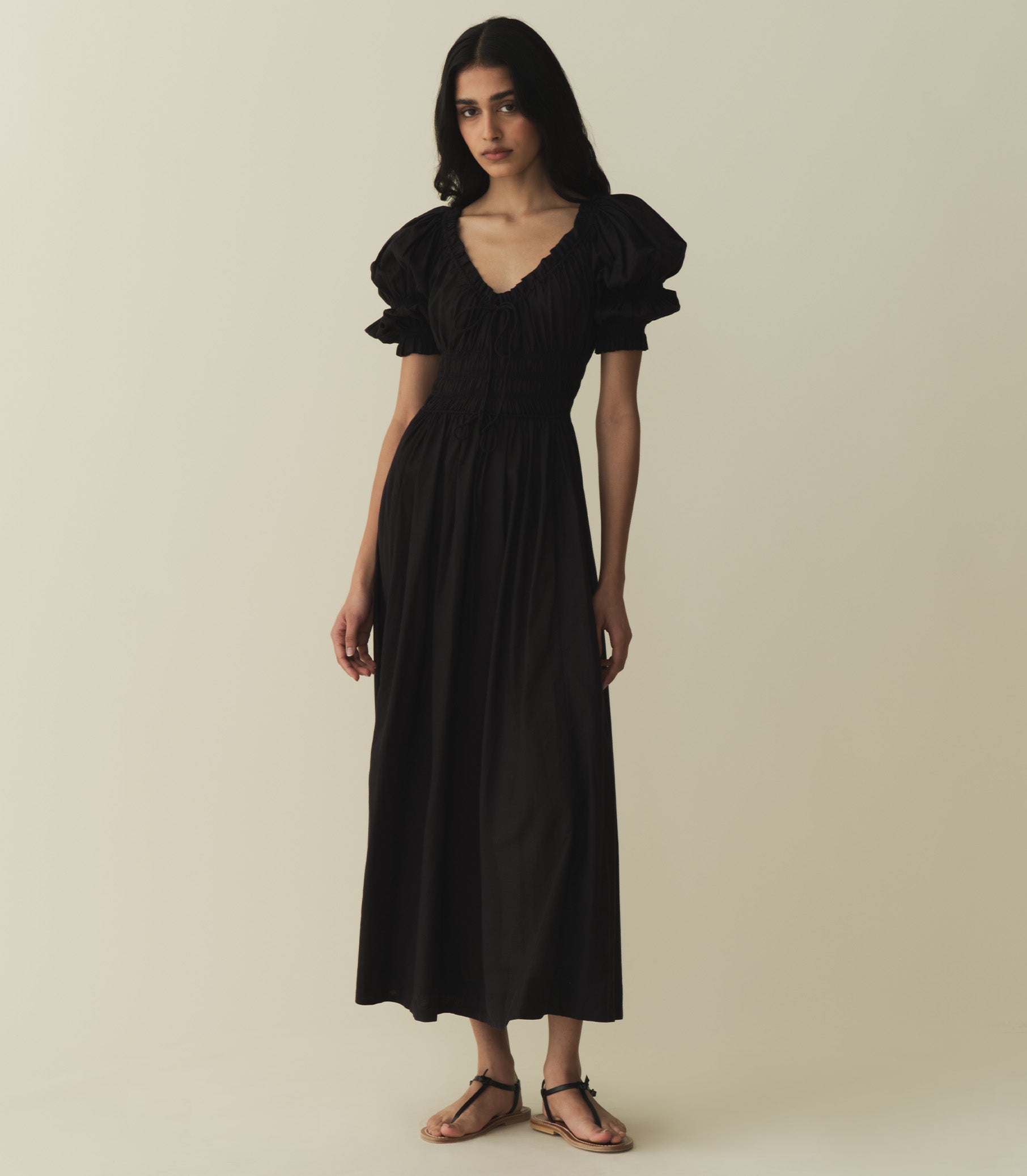 ISCHIA DRESS -- BLACK | CORE