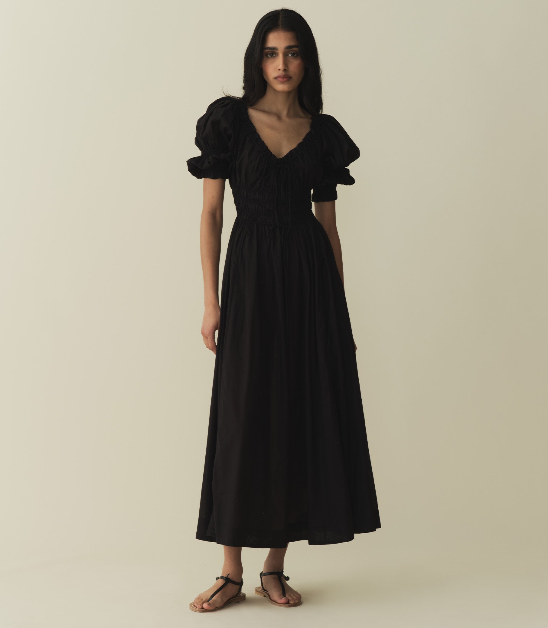 ISCHIA DRESS -- BLACK | CORE